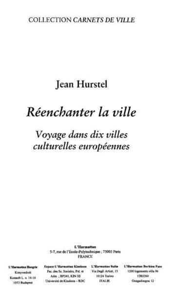 Produktbild: Reenchanter la ville