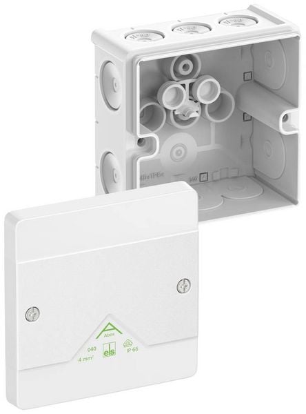 Spelsberg 80410001 Abzweigkasten (L x B x H) 102 x 102 x 57mm Weiß IP66 1St.