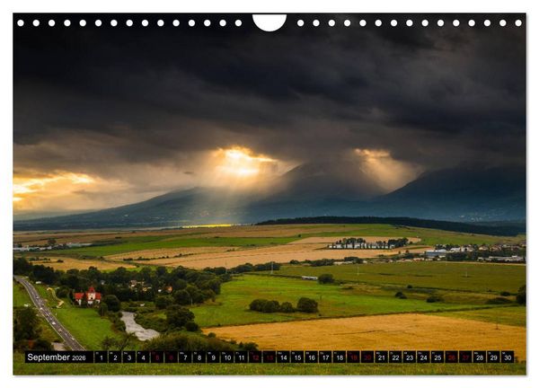 Produktbild: Tatra. Polen und Slowakei (Wandkalender 2026 DIN A4 quer), CALVENDO Monatskalender