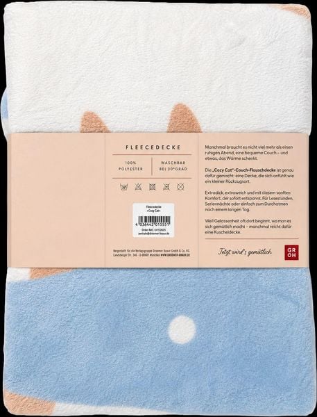 Produktbild: COZY Kuscheldecke "Cozy Cat"