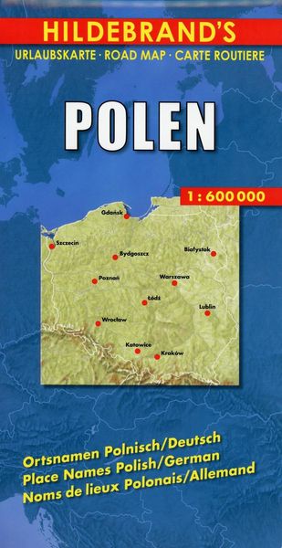 Produktbild: Polen 1 : 600 000. Hildebrand's Urlaubskarte
