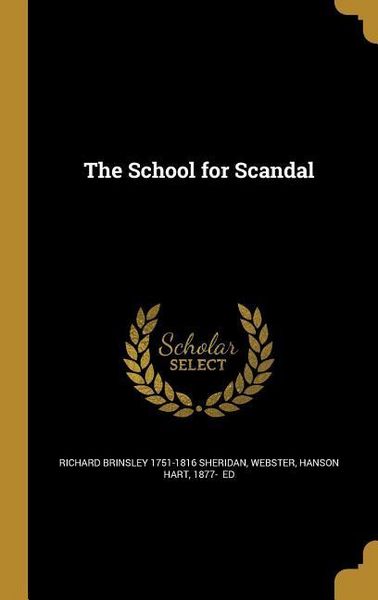 Produktbild: The School for Scandal