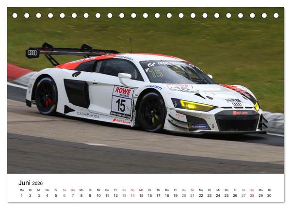 Produktbild: VLN Langstrecken Meisterschaft (Tischkalender 2026 DIN A5 quer), CALVENDO Monatskalender