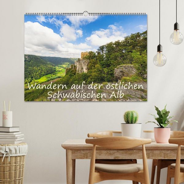 Produktbild: Wandern auf der &ouml;stlichen Schw&auml;bischen Alb (Wandkalender 2026 DIN A2 quer), CALVENDO Monatskalender