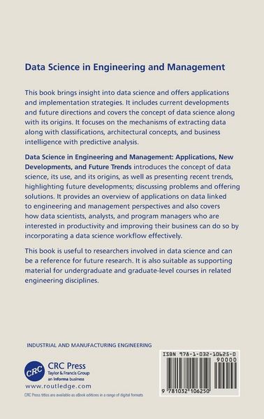 Produktbild: Data Science in Engineering and Management