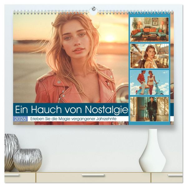Produktbild: Ein Hauch von Nostalgie (hochwertiger Premium Wandkalender 2026 DIN A2 quer), Kunstdruck in Hochglanz