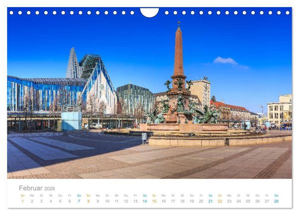 Produktbild: Leipzig - Spaziergang durch Epochen (Wandkalender 2026 DIN A4 quer), CALVENDO Monatskalender