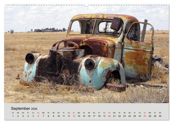 Produktbild: Rostige Autos. Faszination U.S. Wracks (hochwertiger Premium Wandkalender 2026 DIN A2 quer), Kunstdruck in Hochglanz