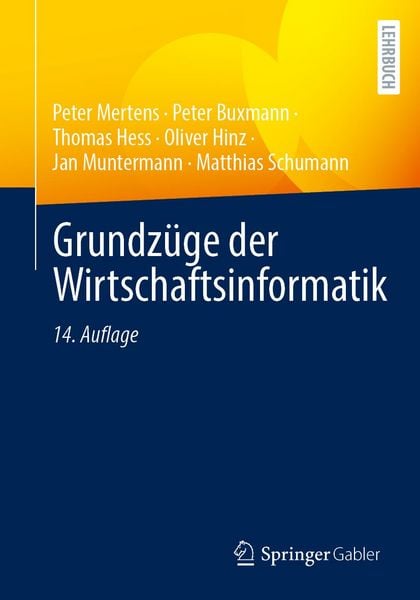 Produktbild: Grundz&uuml;ge der Wirtschaftsinformatik