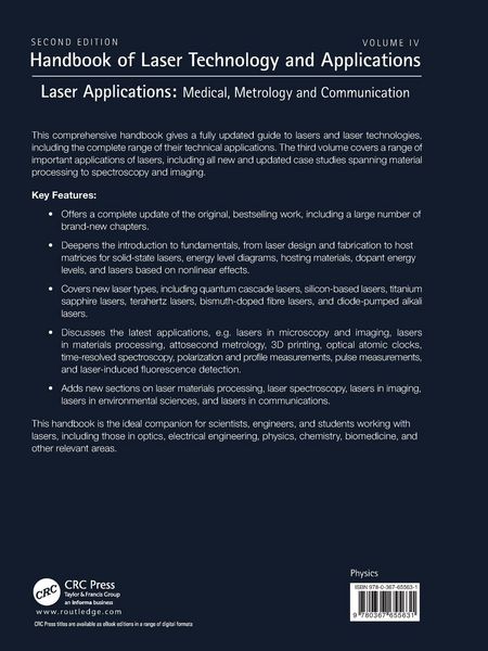 Produktbild: Handbook of Laser Technology and Applications