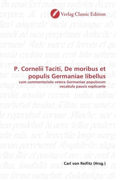 Produktbild: P. Cornelii Taciti, De moribus et populis Germaniae libellus