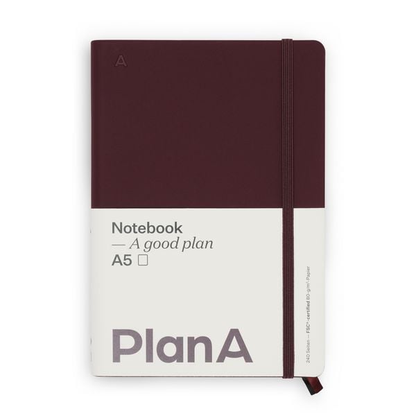 Produktbild: Notizbuch A5 Hardcover Cozy Fig Blanko, 240 Seiten