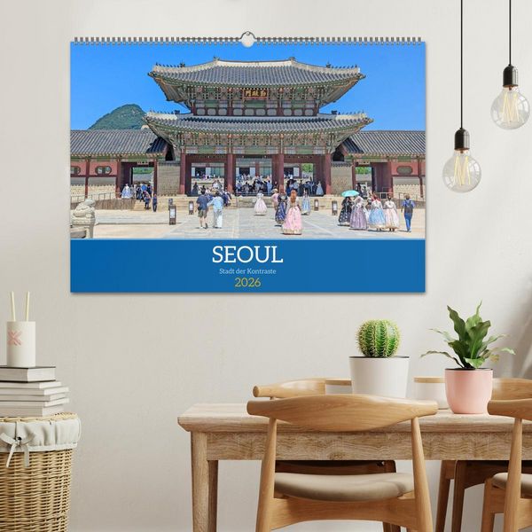 Produktbild: Seoul - Stadt der Kontraste (Wandkalender 2026 DIN A2 quer), CALVENDO Monatskalender