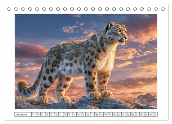 Produktbild: Magie der Wildnis (Tischkalender 2026 DIN A5 quer), CALVENDO Monatskalender