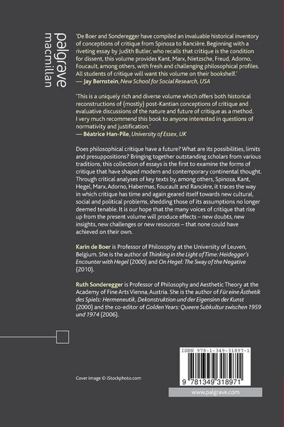Produktbild: Conceptions of Critique in Modern and Contemporary Philosophy