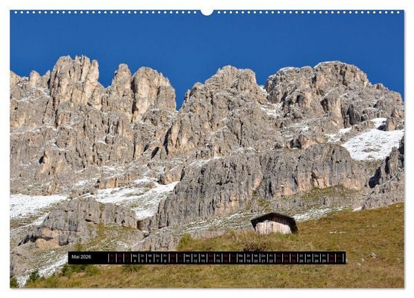 Produktbild: Dolomiten - Latemar und Rosengarten (hochwertiger Premium Wandkalender 2026 DIN A2 quer), Kunstdruck in Hochglanz