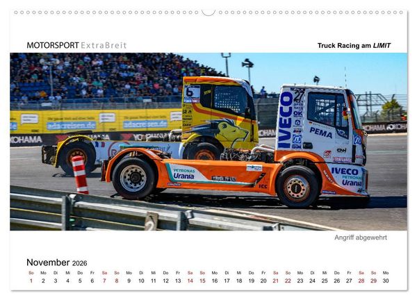 Produktbild: Truck Racing am LIMIT - Panoramabilder (Wandkalender 2026 DIN A2 quer), CALVENDO Monatskalender