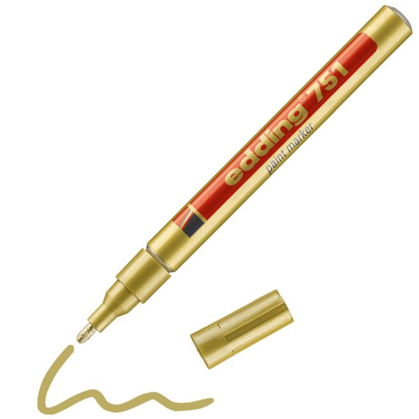 Produktbild: EDDING&reg; Paint Marker 751, gold metallic