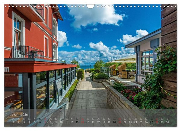 Produktbild: K&uuml;stenimpressionen von den Ostseeinseln R&uuml;gen und Usedom (Wandkalender 2026 DIN A3 quer), CALVENDO Monatskalender