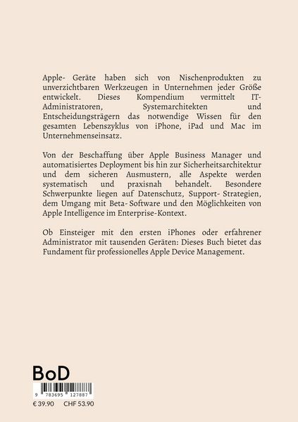 Produktbild: Das Handbuch zur Apple-Ger&auml;teverwaltung