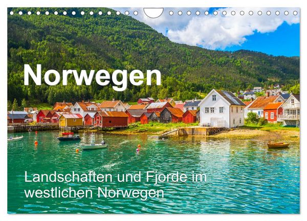 Norwegen - Landschaften und Fjorde im westlichen Norwegen (Wandkalender 2026 DIN A4 quer), CALVENDO Monatskalender