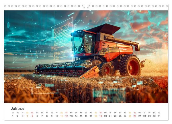 Produktbild: Landwirtschaft 5.0 - digitale Welt (Wandkalender 2026 DIN A3 quer), CALVENDO Monatskalender