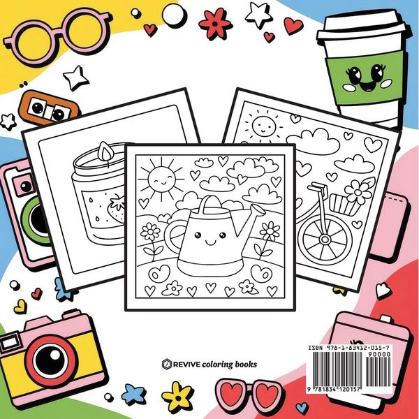 Produktbild: Bold & Easy Cute Stuff Coloring Book