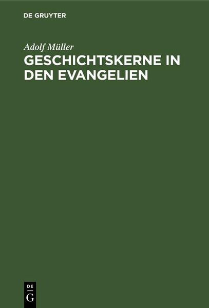 Produktbild: Geschichtskerne in den Evangelien