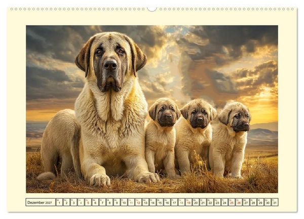 Produktbild: Kangal - Besch&uuml;tzer der Herde. Starke, selbstst&auml;ndige und furchtlose Hunde (Wandkalender 2027 DIN A2 quer), CALVENDO Monatskalender