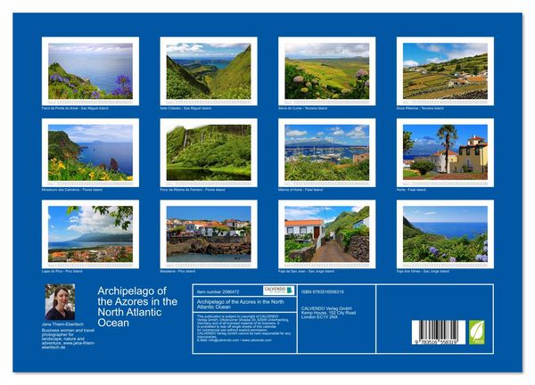 Produktbild: Archipelago of the Azores in the North Atlantic Ocean (Wall Calendar 2026 DIN A3 landscape), CALVENDO 12 Month Wall Calendar