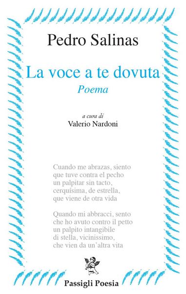 Produktbild: La voce a te dovuta. Testo spagnolo a fronte