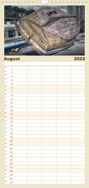 Produktbild: Hamburg - Familienplaner hoch (Wandkalender 2022 , 21 cm x 45 cm, hoch)