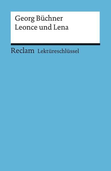 Produktbild: Lekt&uuml;reschl&uuml;ssel zu Georg B&uuml;chner: Leonce und Lena