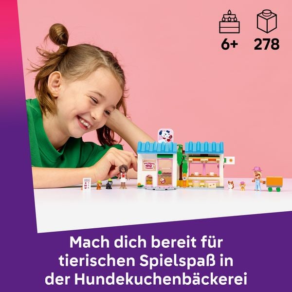 Produktbild: LEGO Friends 42677 Hundekuchenb&auml;ckerei, Spielzeugladen mit Mini Puppen