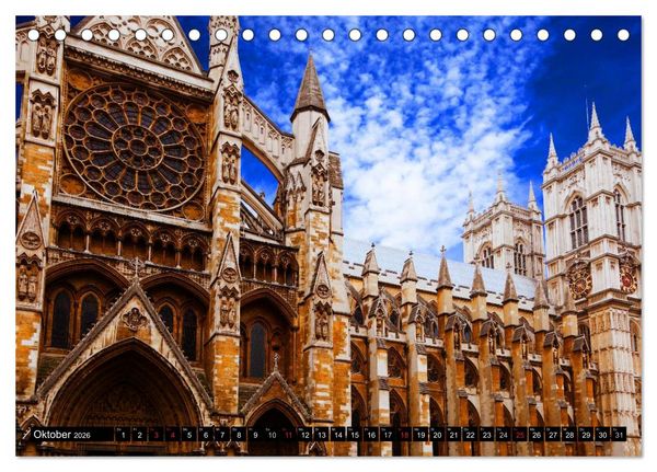 Produktbild: London &bull; Impressionen (Tischkalender 2026 DIN A5 quer), CALVENDO Monatskalender
