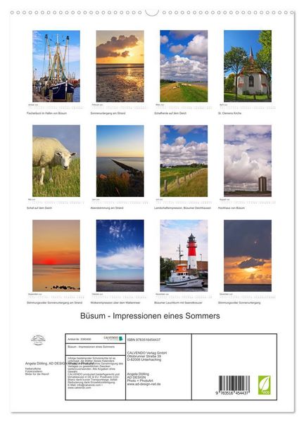 Produktbild: B&uuml;sum - Impressionen eines Sommers (hochwertiger Premium Wandkalender 2026 DIN A2 hoch), Kunstdruck in Hochglanz