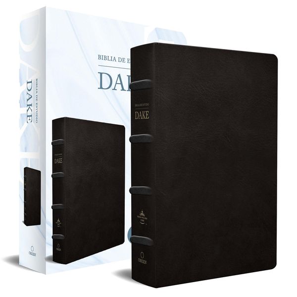 Produktbild: Rvr 1960 Biblia de Estudio Dake, Tama&ntilde;o Grande, Piel Negra / Spanish Rvr 1960 Dake Study Bible, Large Size, Black Leather