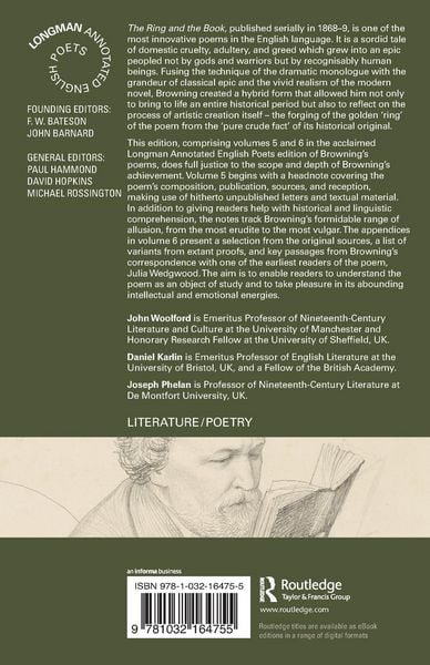 Produktbild: The Poems of Robert Browning