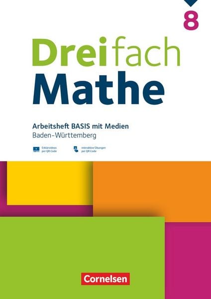 Produktbild: Dreifach Mathe - Baden-W&uuml;rttemberg - 8. Schuljahr