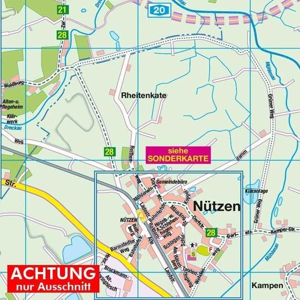 Produktbild: HARTMANN-PLAN Kaltenkirchen Stadt & Amt Kaltenkirchen-Land Doppelplan