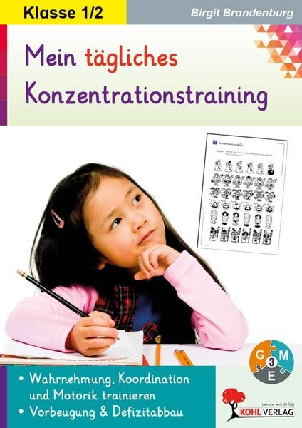 Produktbild: Mein t&auml;gliches Konzentrationstraining / Klasse 1-2
