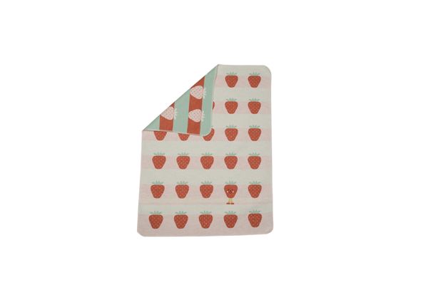 Produktbild: Fussenegger Babydecke "Erdbeere" inkl. Stick
