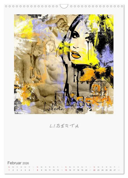 Produktbild: BELLE REBELLE (Wandkalender 2026 DIN A3 hoch), CALVENDO Monatskalender