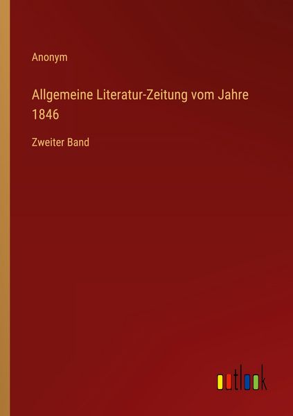 Produktbild: Allgemeine Literatur-Zeitung vom Jahre 1846