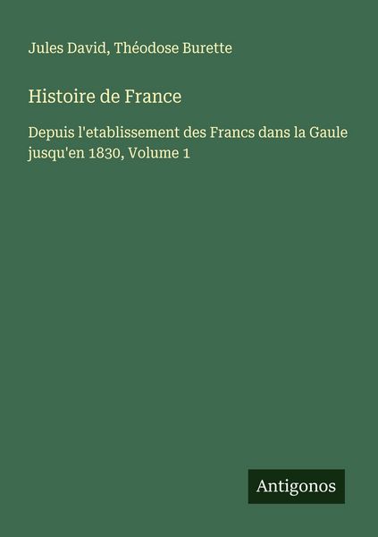 Produktbild: Histoire de France