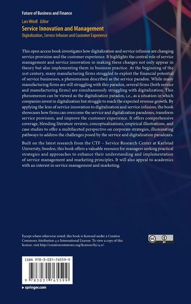 Produktbild: Service Innovation and Management
