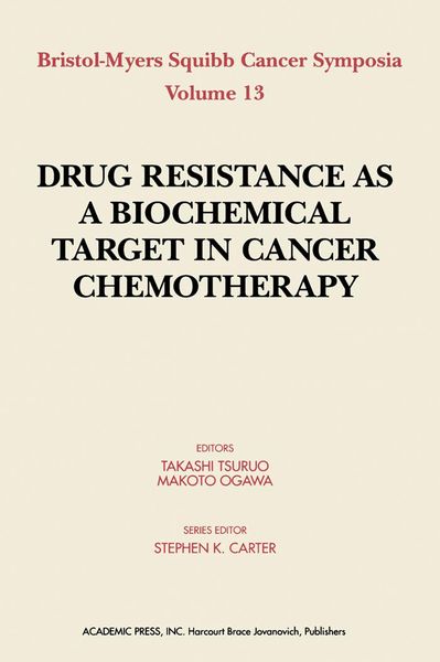 Produktbild: Drug Resistance As a Biochemical Target in Cancer Chemotherapy