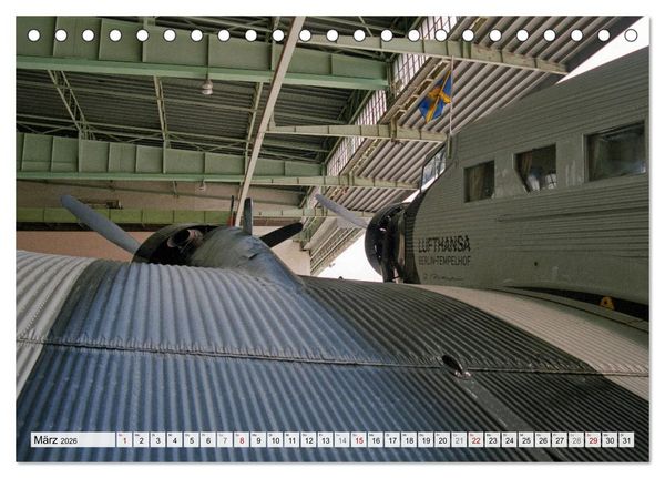 Produktbild: Junkers Ju-52 Rundflug &uuml;ber Berlin (Tischkalender 2026 DIN A5 quer), CALVENDO Monatskalender