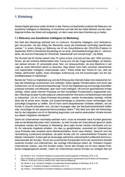 Produktbild: Entwicklung eines Leitfadens zur Integration von KI in das Marketing mittelst&auml;ndischer Unternehmen