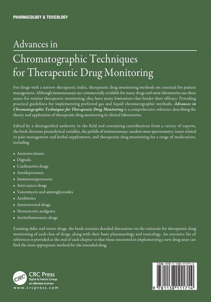 Produktbild: Advances in Chromatographic Techniques for Therapeutic Drug Monitoring